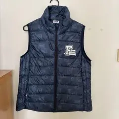 FILA GOLF レディース ベスト Lサイズ ネイビー（収納袋付き）