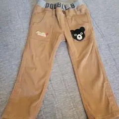 DOUBLE B ベージュパンツ 100cm　ストレッチ