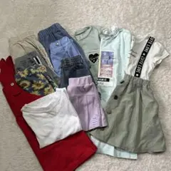 まとめ売り⭐️女の子 夏服 半袖 Tシャツ 半ズボン