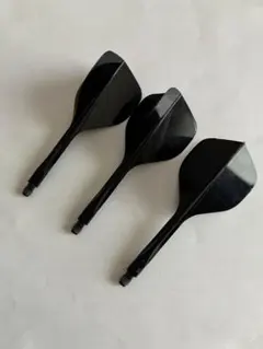 コンドルアックス120 ダーツフライト 3枚セット 黒 L スタンダード