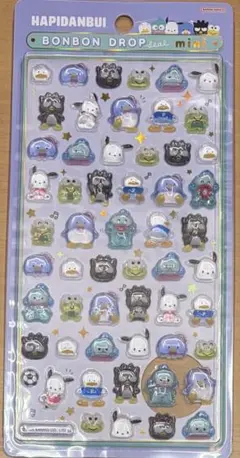 【正規品】ボンボンドロップシールミニ はぴだんぶい サンリオ