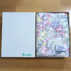 yasuragi 綿毛布 めんもうふ 花柄 健康寝具