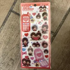 モンチッチ　平成はっぴーフォンステッカー　カミオジャパン