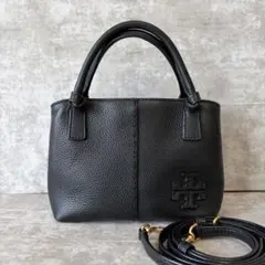H496 未使用級✨トリーバーチ　マックグロー　ミニサッチェル　2way レザーのサムネイル