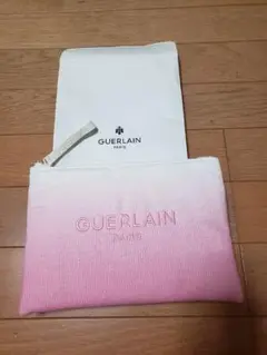 GUERLAIN グラデーションピンク ポーチ