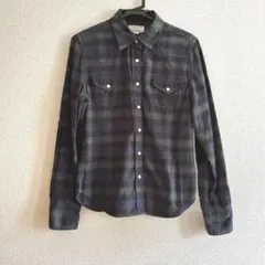 POLO JEANS COMPANY ネルシャツ　肘当て付き　ウエスタンシャツ