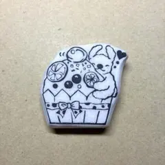 ウサギとスイーツのスタンプ　消しゴムはんこ