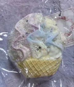 クッキービーズ スクイーズ 濃厚ソフトクリーム(紫ピンク) - メルカリ