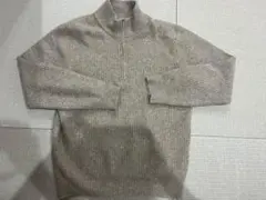 UNIQLO ハーフジップ セーター Lベージュ