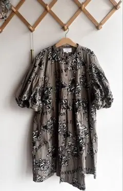 【フォークメイド】チェックワンピース　125-140㎝ モノトーンのサムネイル