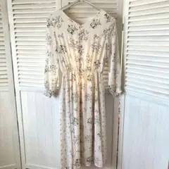 美品 ROPÉ PICNIC 【2WAY】花柄ワンピース 長袖 サイズ38