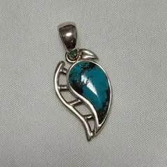 シルバー925 ターコイズ ペンダントトップ