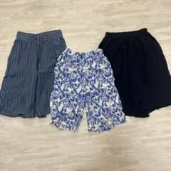 半ズボン3枚セット 130cm