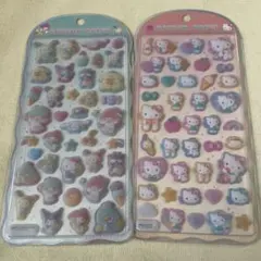 サンリオ COTTON PUFFY シール 2種セットのサムネイル