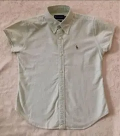 ラルフローレン ボタンダウン 半袖 シャツ スリムフィット S 羽織り
