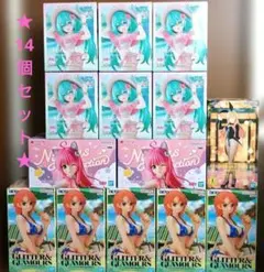 ワンピース 初音ミク ナミ 喜多川海夢 ララ 美少女系フィギュア 14個