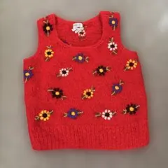 HAND KNIT IN ITALY モヘアベスト