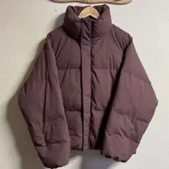 UNIQLO U パデッドボリュームジャケット L 37ブラウン