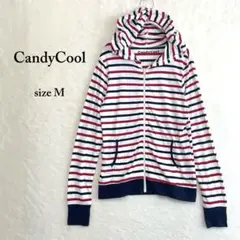 【UVカット】CandyCool 薄手 速乾 ボーダーパーカー M ビッグフードのサムネイル