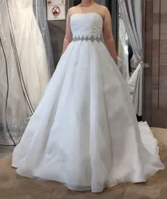 ウェディングドレス、パニエ、シューズ付き