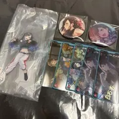 プロセカ　白石杏 アクリルスタンド 缶バッジ　メモステ　箔押し