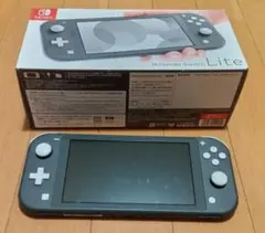 ニンテンドー スイッチ Light グレー 充電機、箱、ケース、SD付 初期化済