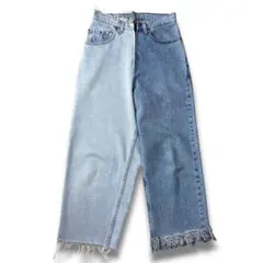 77circa 再構築 デニム ワイドパンツ L リーバイス505 ドッキングのサムネイル