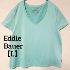 Eddie Bauer【L】Vネック 半袖 Tシャツ ルームウェア パジャマのサムネイル
