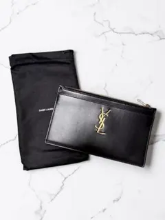 サンローラン ブラック レザー カードケース