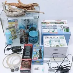Tetra水槽 アクアリウムまとめ売り ヒーター LEDライト サーモスタット等