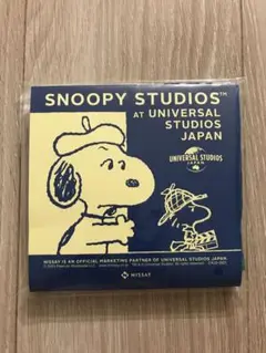 スヌーピー タオル NISSAY ミニジャガードタオル　探偵