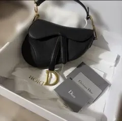 最終Dior ディオール　SADDLE バッグ　ブラックのサムネイル