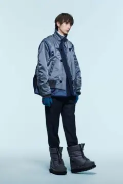 sacai 24AW Knit Blouson 1 ドッキング ダブルジップ sacai 24AW Knit Blouson 1 ドッキング ダブルジップ - メルカリ