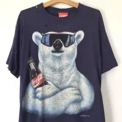 バックプリント USA製 90s コカコーラ ポーラーベア Tシャツ