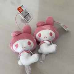 モンチッチ×マイメロディ・クロミ おすわりぎゅっとマスコット