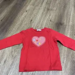 ミキハウス 赤い長袖Tシャツ 90