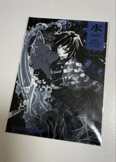 鬼滅の刃 柱展 キャラクターアートビジュアル A4 クリアファイル 冨岡