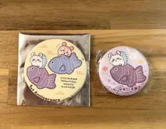 ちいかわ もぐもぐ本舗川越店 1周年記念 ノベルティ 缶バッジ モモンガ 古本屋