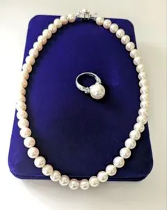 WINK PEARL　パールネックレス 指輪　ヴィンテージ