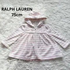 RALPH LAUREN ◇ ベロア調（フリース）パーカー 75cm