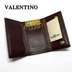 【新品】VALENTINO ヴァレンティノ レザー6連キーケース 本革 ブラウンのサムネイル