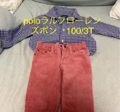poloラルフローレン　コットン　コーデュロイ　パンツ（3T/100）