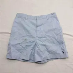 ラルフローレンスポーツ コットンショートパンツ 水色 レディース