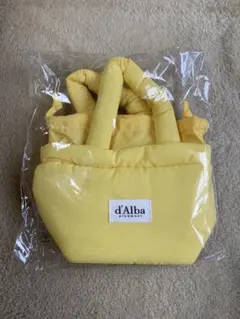 新品未使用　非売品韓国d'Alba イエロー ハンドバッグ