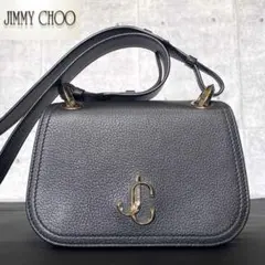 未使用級 JIMMY CHOO VARENNE/S BLACK ショルダーバッグのサムネイル
