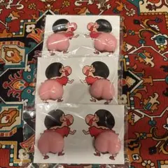 クレヨンしんちゃん3Dドアガード 保護ステッカー 6枚セット