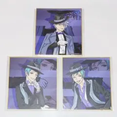 ツイステ 色紙 オクタヴィネル アズール ジェイド フロイド 寮服 V2アート