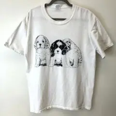 90s COMING & GOING 子犬イラスト 1991 Tシャツ