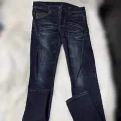 HIDEAWAYS NICOLE レザー切り替え ブーツカット ジーンズ 50 - メルカリ