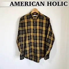 AMERICAN HOLIC アメリカンホリック　チェック柄 フランネルシャツ
